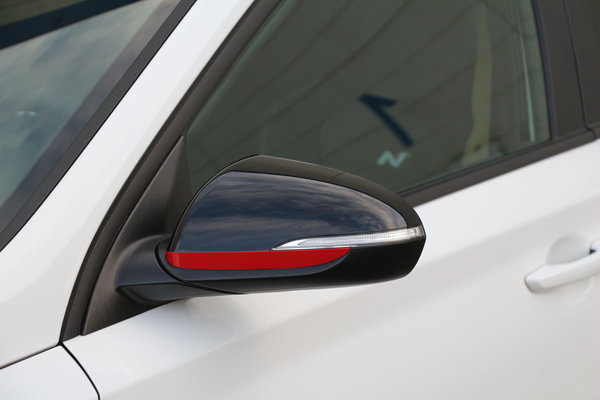 Spiegelaufkleber Hyundai I30N Performance - rot